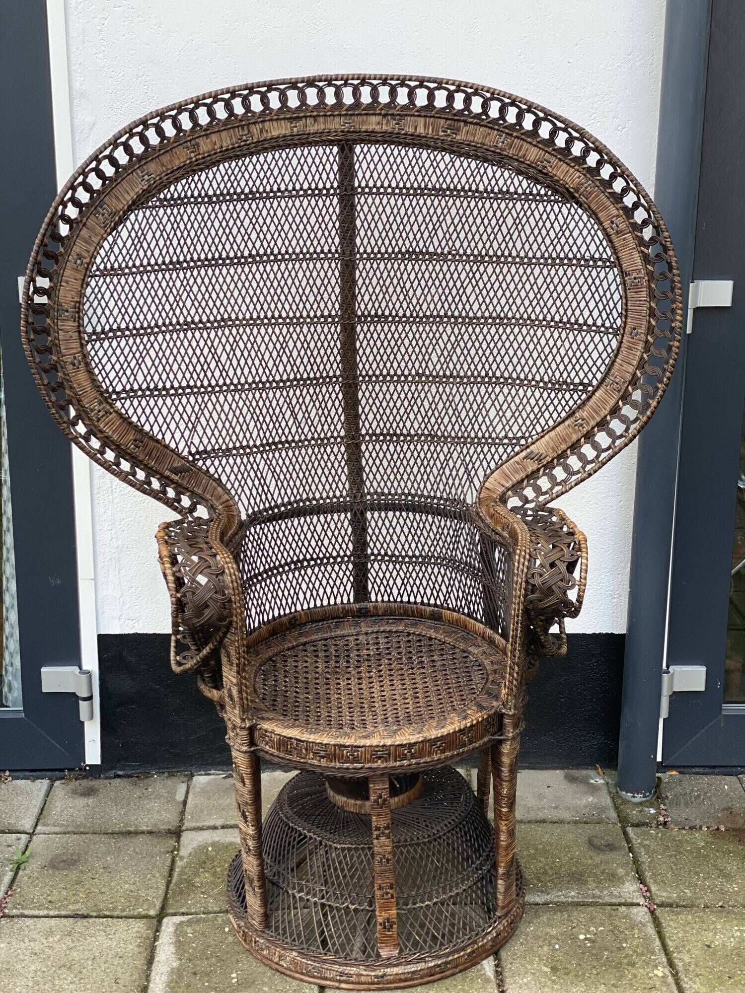 Vintage Emanuel’s Peacock Chair by Trio Noordwolde 1970’s