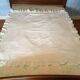 An old embroidered duvet cover