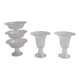 Set of 5 glass bowls