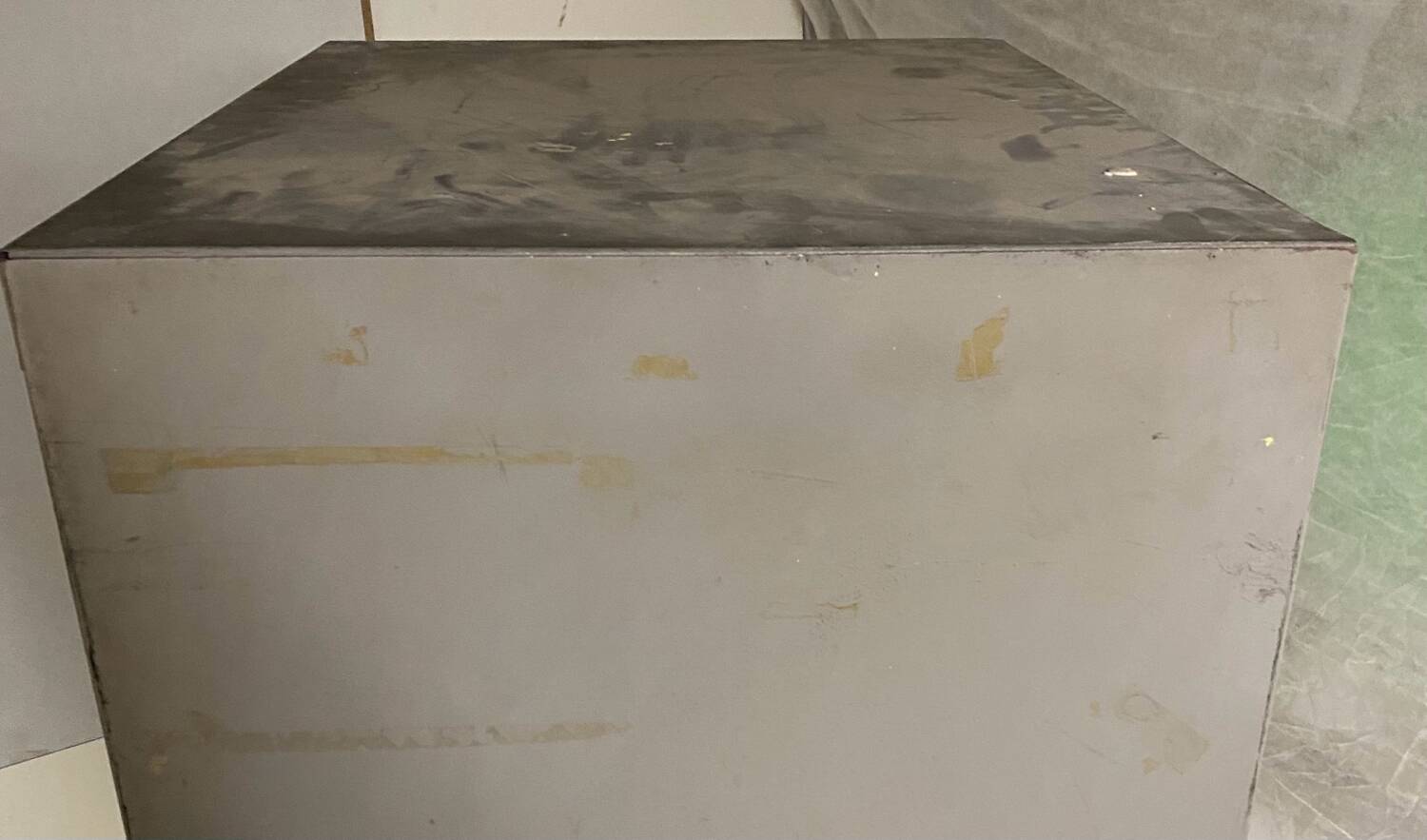 Industrial metal locker room