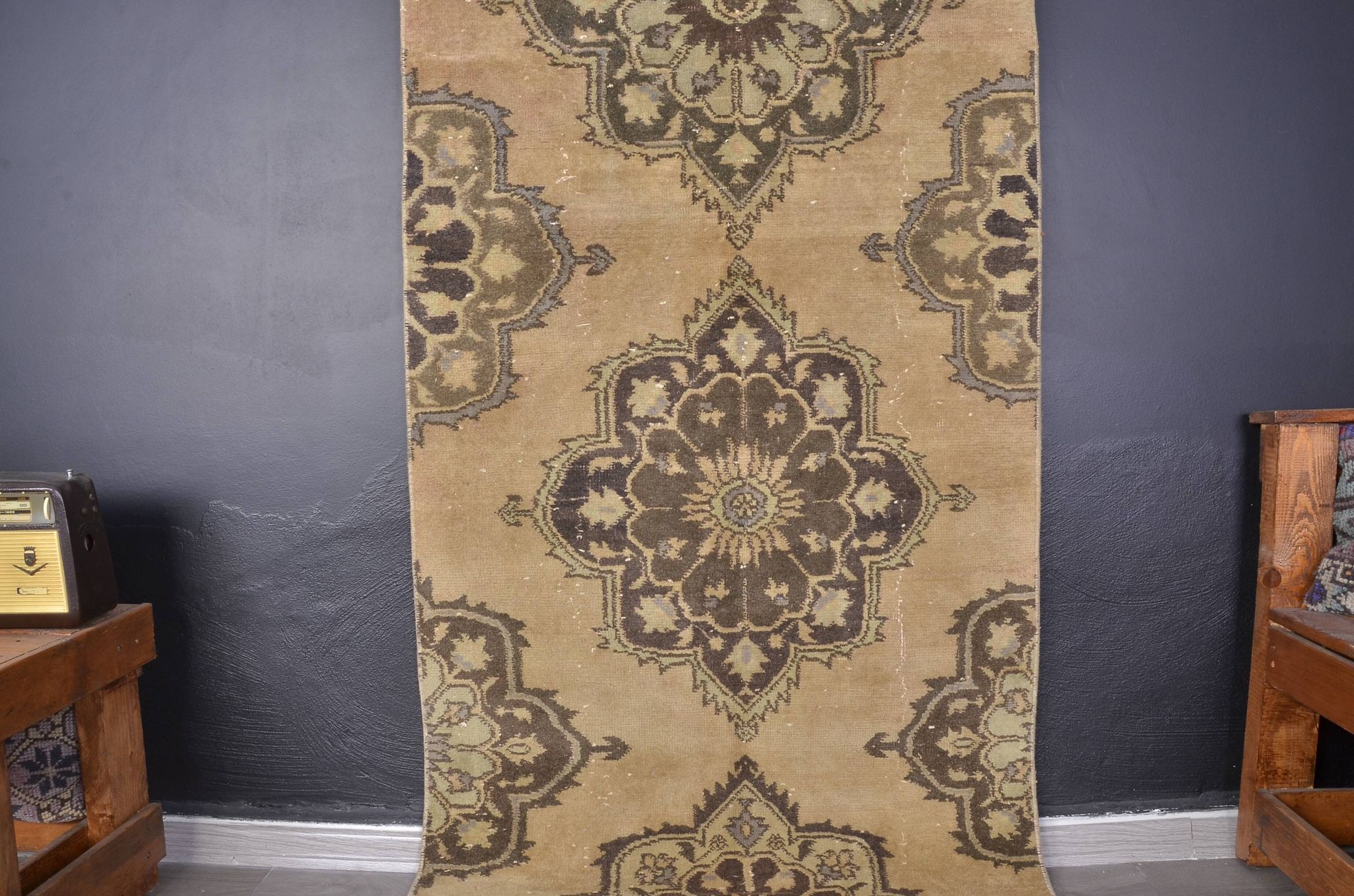 Couloir en laine Oushak extra long sku 1904