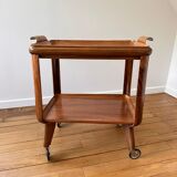 Rolling service, Scandinavian design, HOLIT brand, mahogany