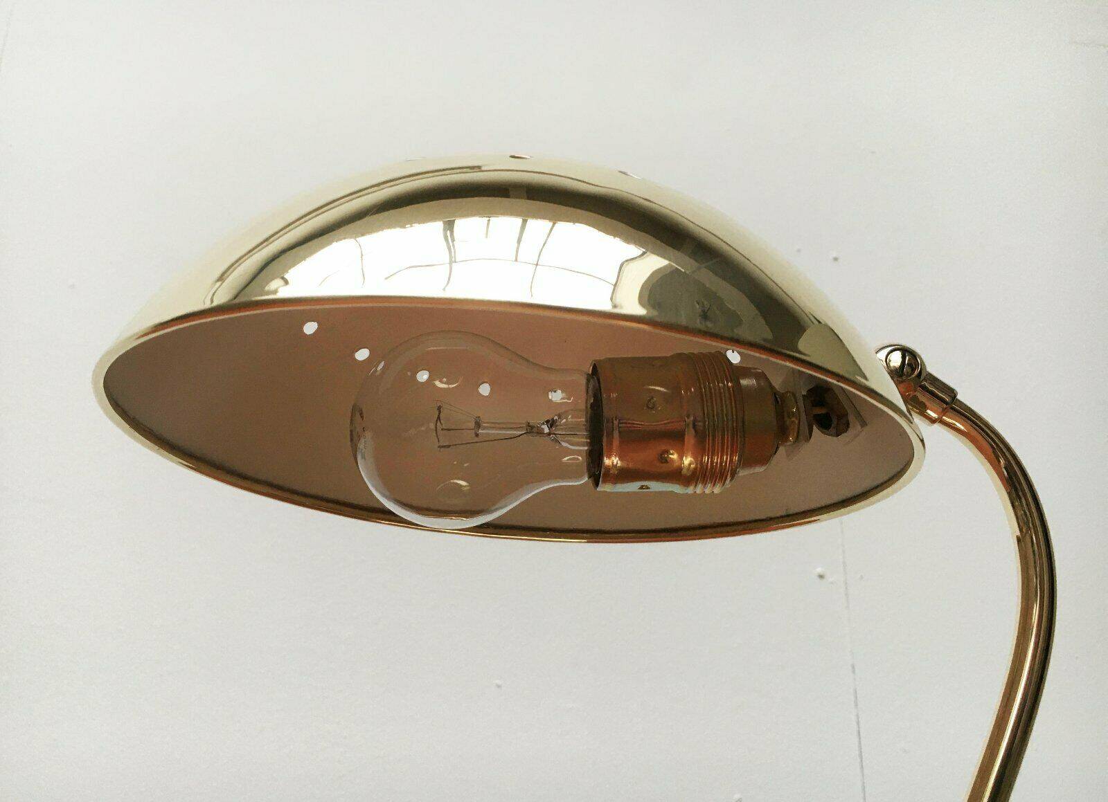 Mid-century German brass table lamp by Cosack.