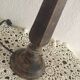 Lamp in wood and metal