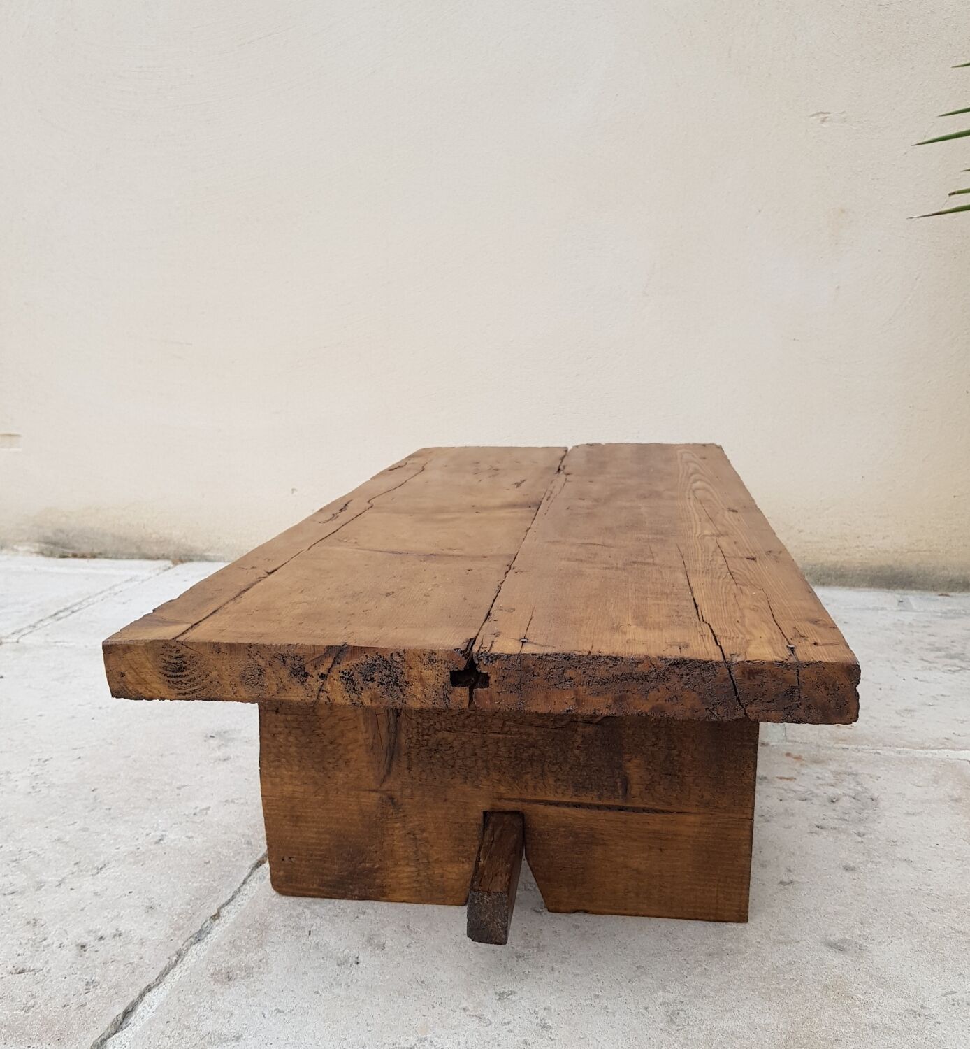 Table basse wabi sabi