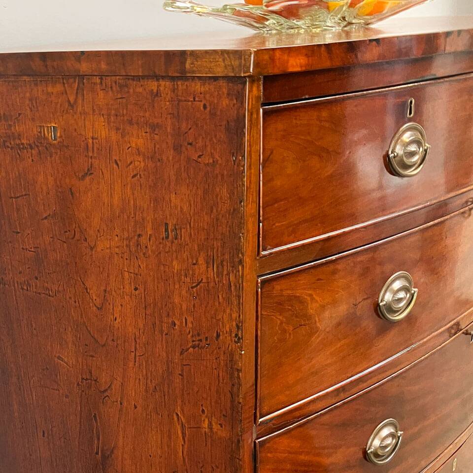 Commode antique, acajou, Angleterre, 19e siècle