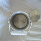 Old aluminum milk pot