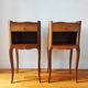 Paire de tables de chevet en bois style Louis XV