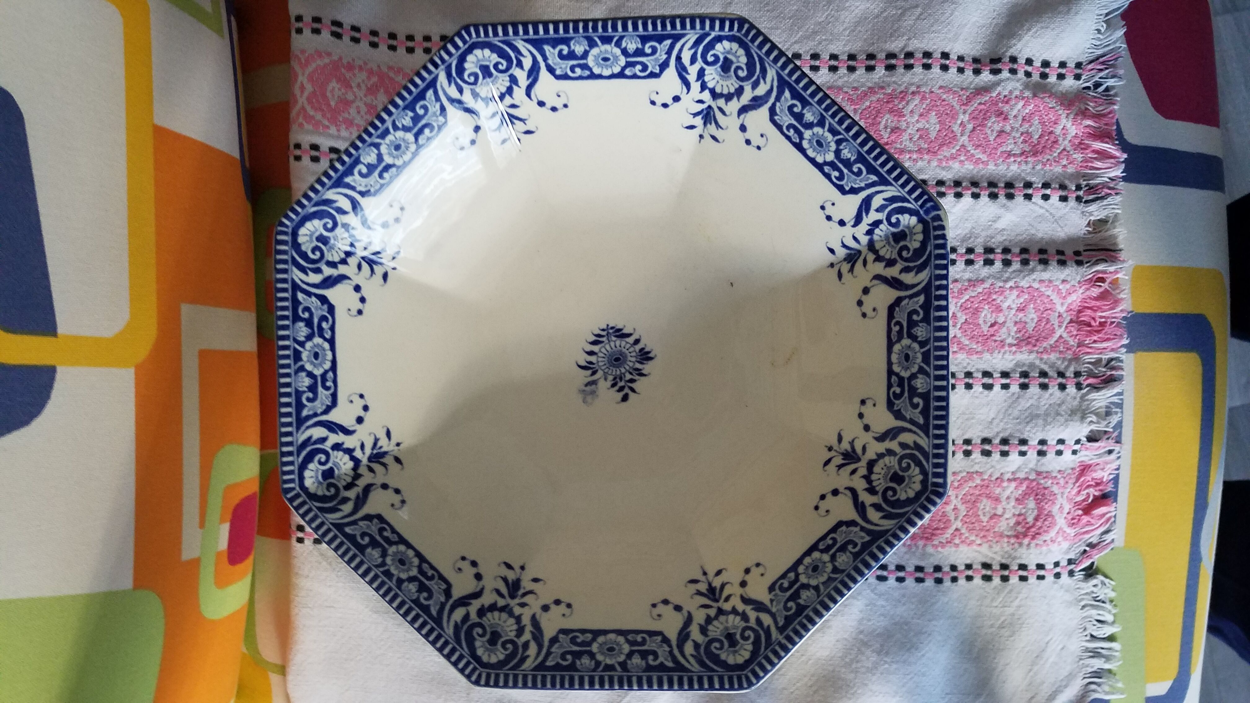 Compotier sinceny octagonal Sarreguemines