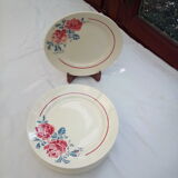 12 old Badonviller plates