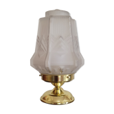 Lamp to pose with Art Deco globe