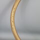 Fine old oval frame wood - gilded stucco 42x31 cm