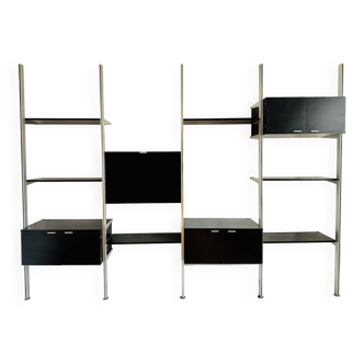 CSS modular system bookcase by George Nelson by furniture international