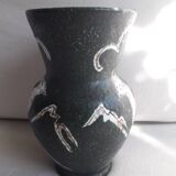 Vintage vase with alpine decor by Italy