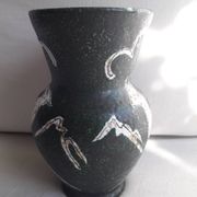 Vase vintage au décor alpin signé Italy