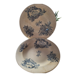 2 hollow plates Terre de fer