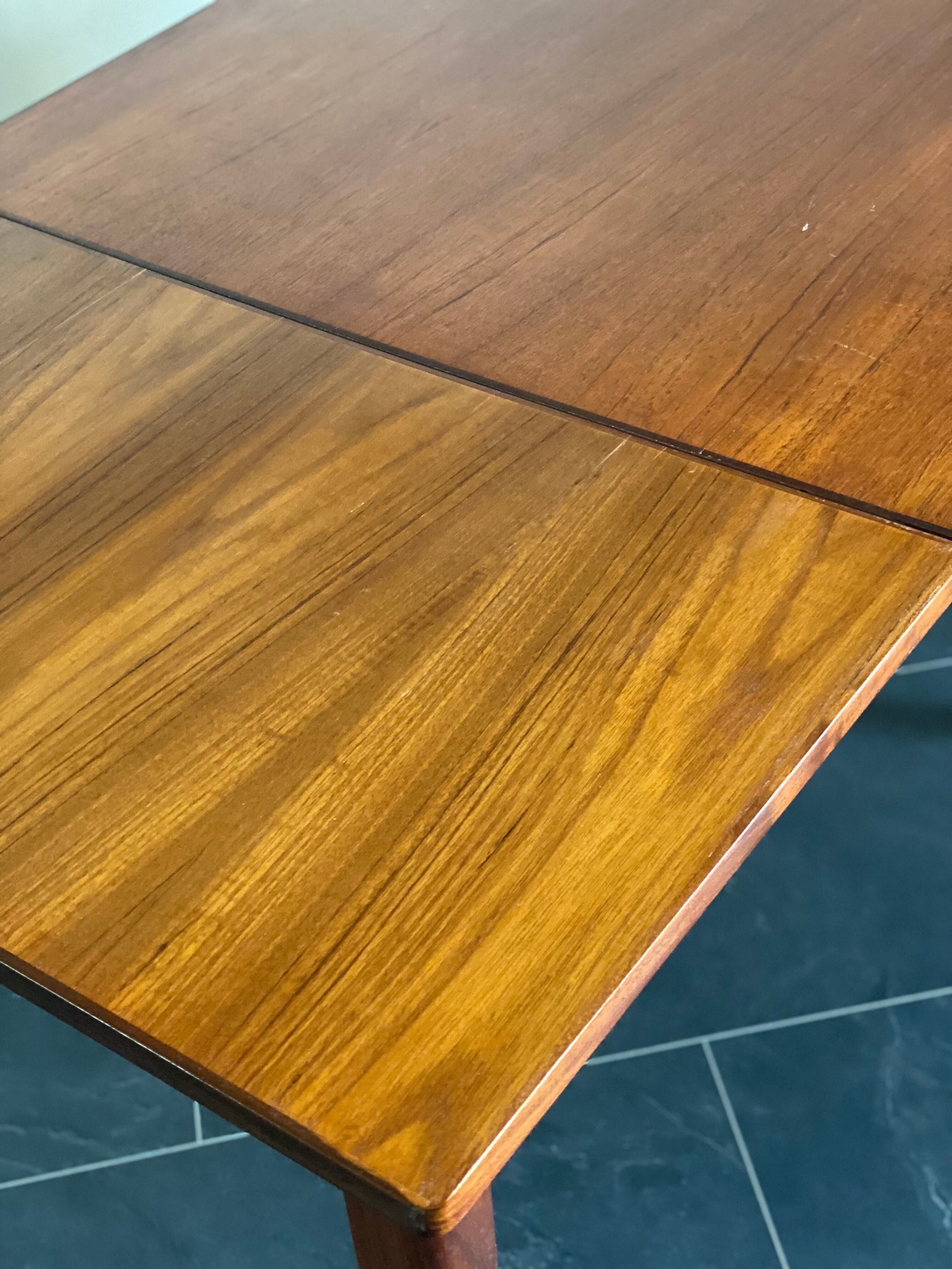 Vintage Teak Expandable Dining Table