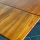 Table à manger extensible en teck vintage