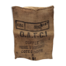 Vintage jute bag coffee Ivory Coast size: height -95cm- width -70cm-
