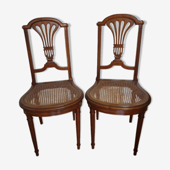 Louis XVI cane chairs