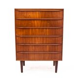 Commode en teck, Danemark, années 1960