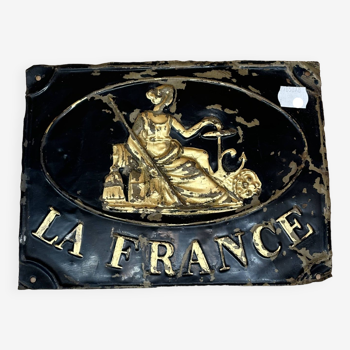 Plaque "La France"