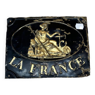 “France” plaque