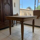 Art Deco Raw Solid Oak Table