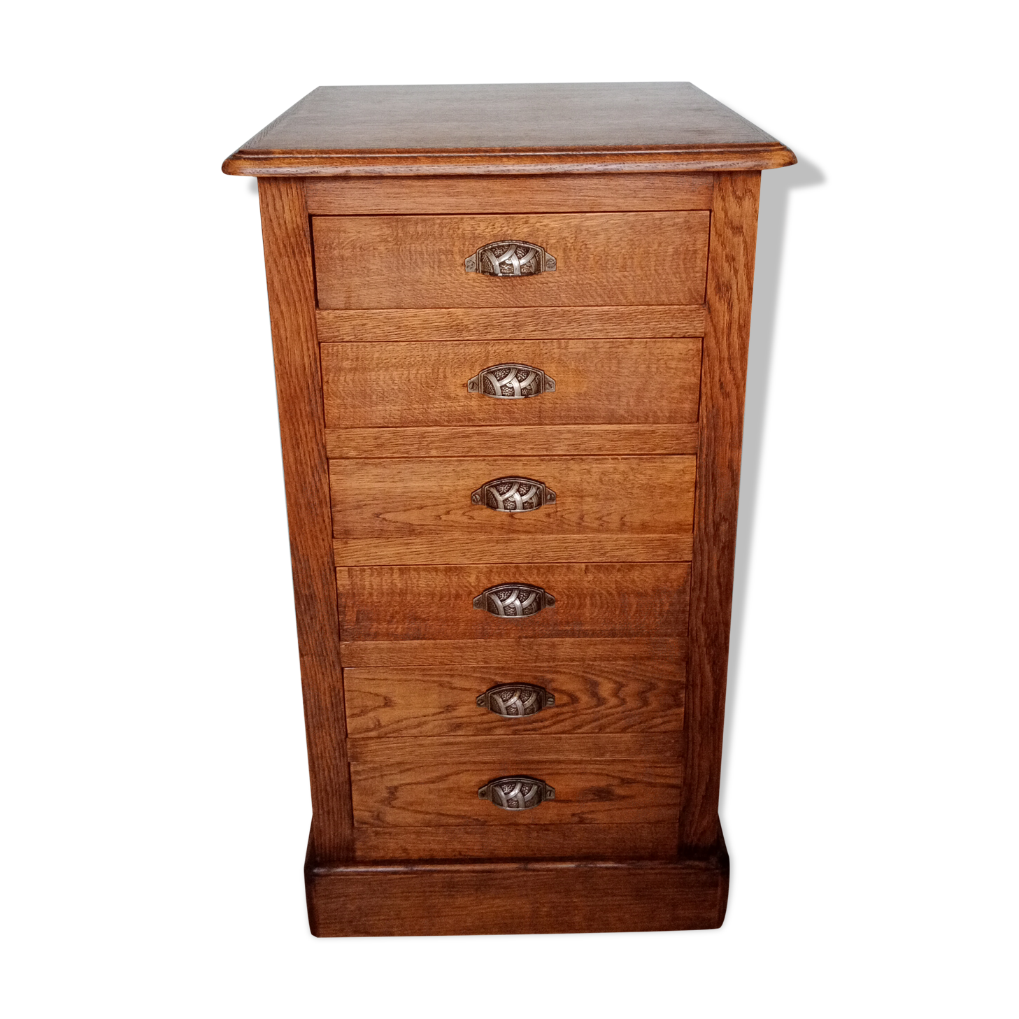 Chiffonnier semainier buffet commode grainetier meuble métier tiroirs bois industriel scandinave