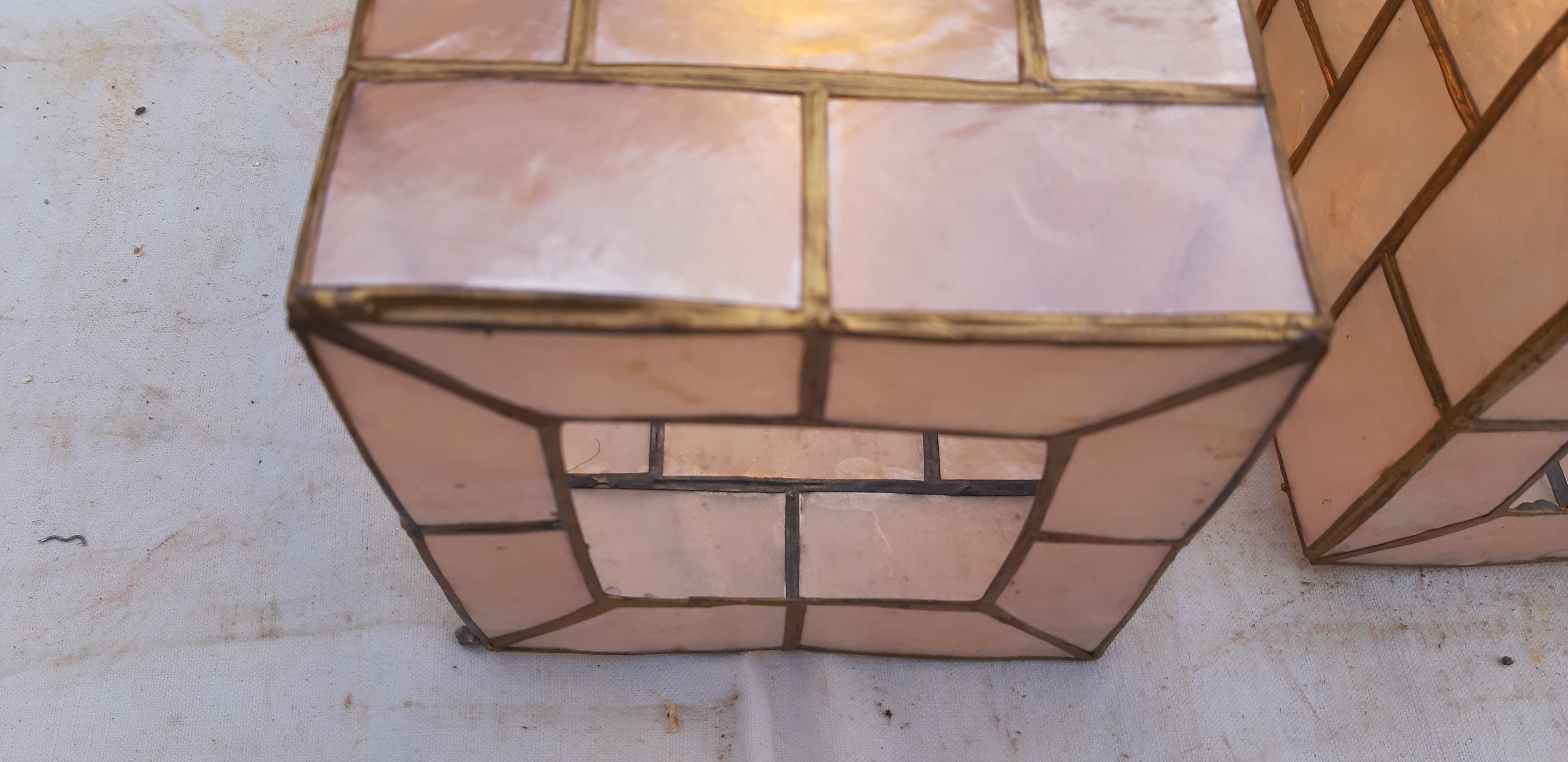 Pair of vintage pendant lights from the 1960s