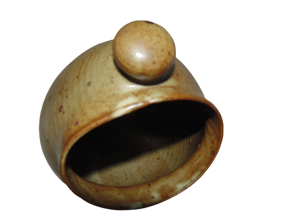 Pot in gres signed EB