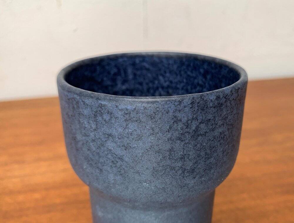 Mid-Century German Studio Pottery Minimalist Vase from Ernst Loesche, 1960s