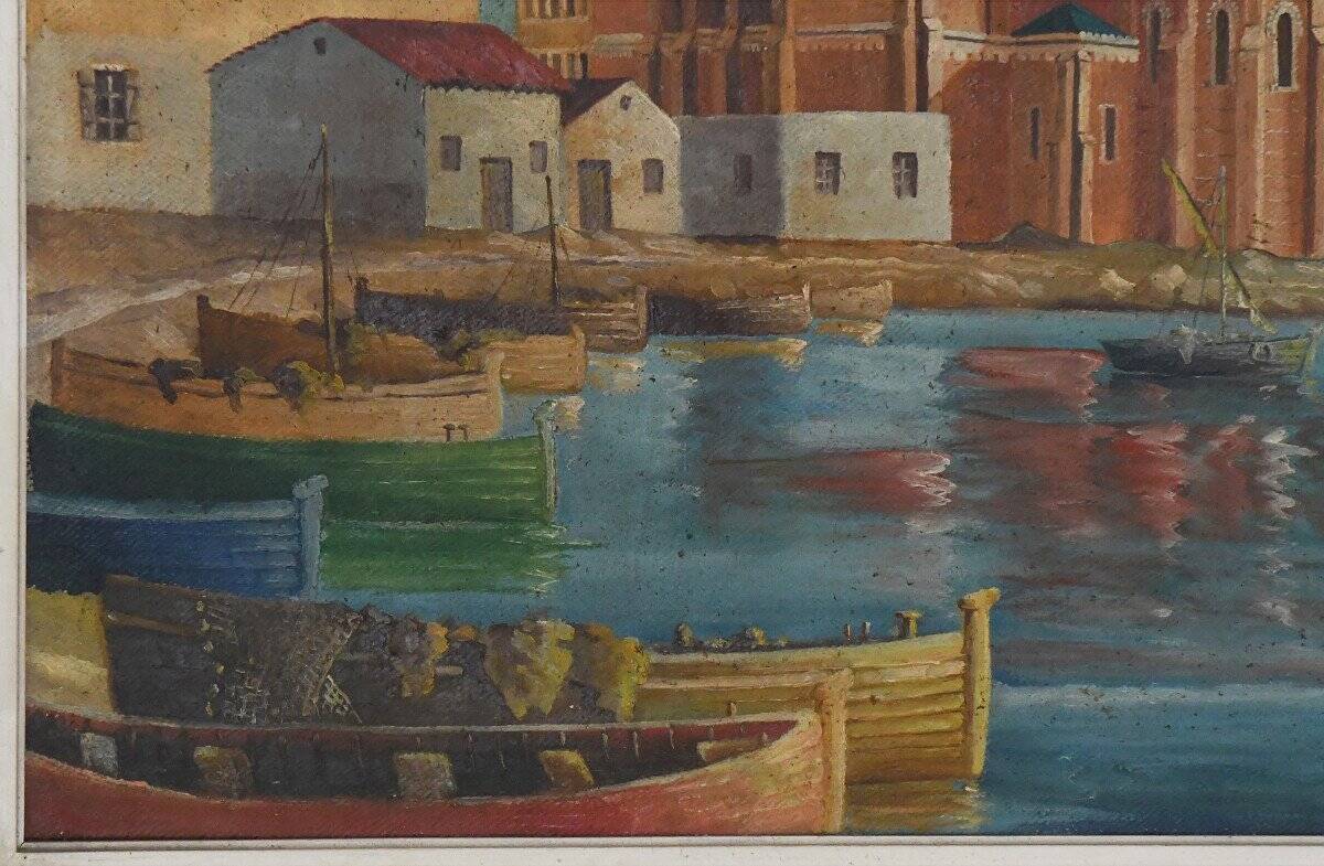 G. eckert oil on canvas "landscape"