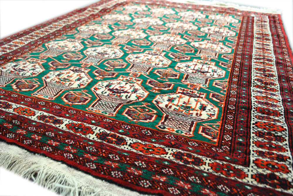 Very fine authentic Persian rug torkaman 173x132cm