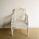 Armrest chair faux bamboo