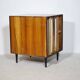 Mid-Century Solid Cherry Document LP Vinyl Cabinet, Unique Piece, 1960s