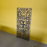 Old french cast iron door fence, 1950s