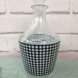 Houndstooth decanter and 6 matching lenses