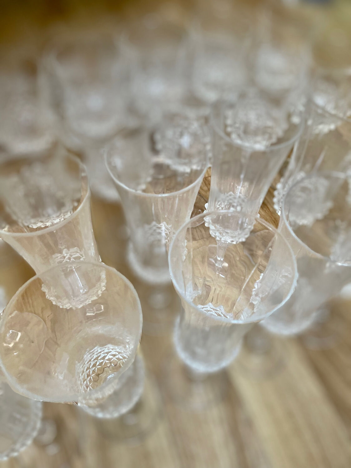 Crystal glass from France 50s/70s