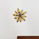 Floral Hollywood Regency Wall or Ceiling Lamp