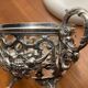 Sugar bowl, silver-plated bonbonnière, late 19th century.