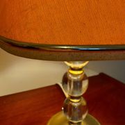 Adnet style glass ball lamp from the 60s