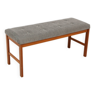 Scandinavian teak bench, Sweden, 1960