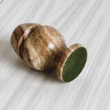 Marble candle holder.