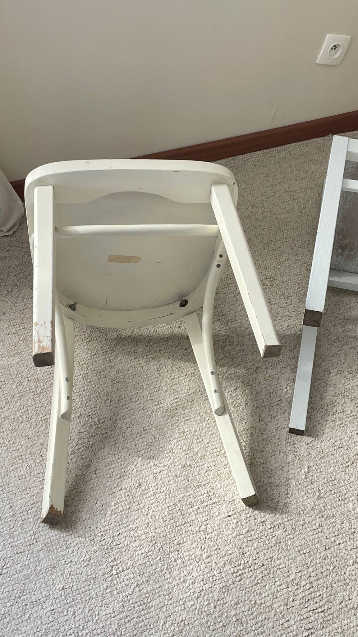 Pair of vintage bistro chairs
