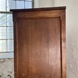 Gothic style carved oak cabinet | Belgium | 1900s