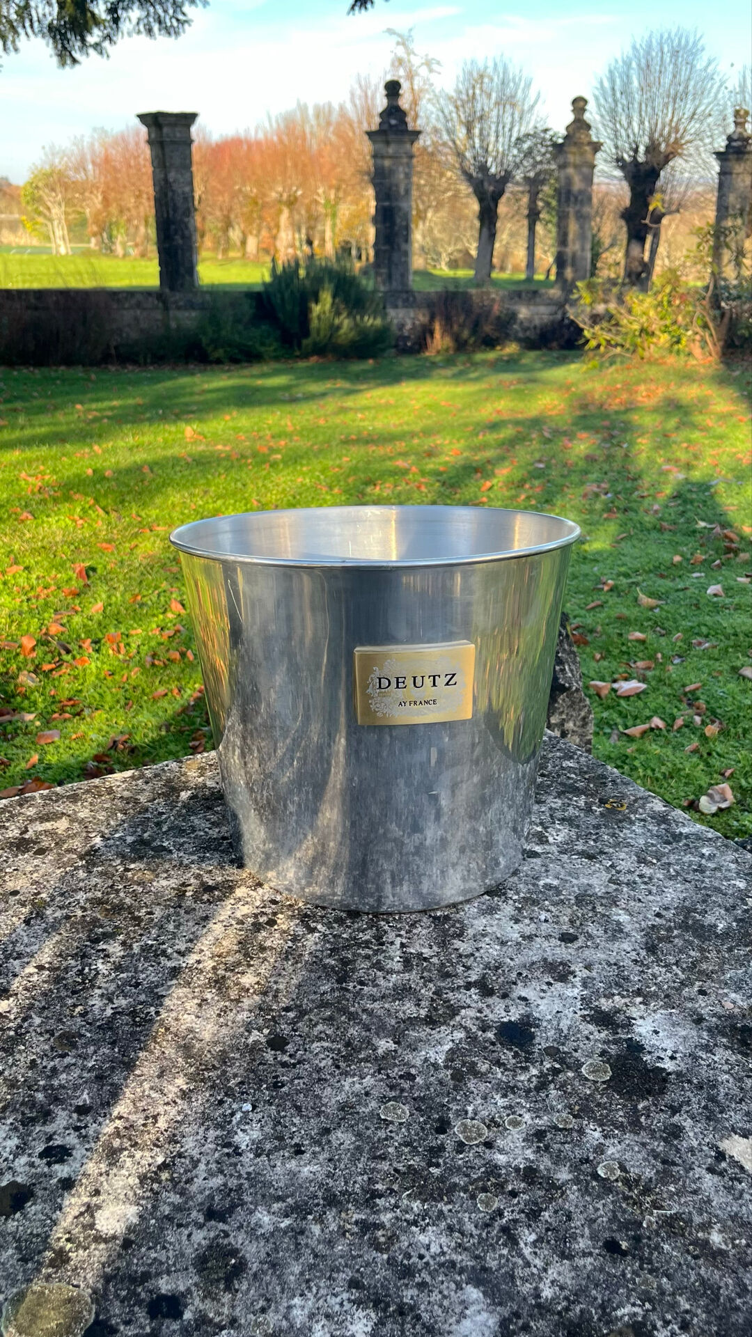 Seau à glace vintage français Deutz.
