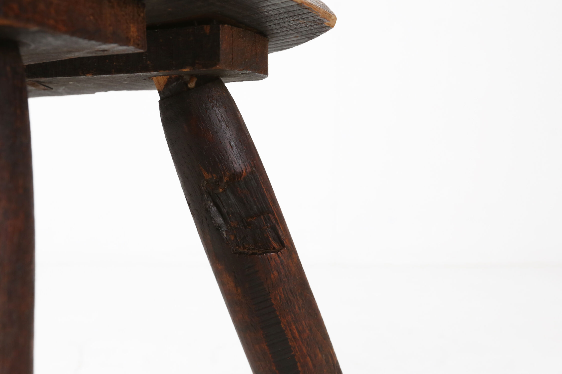Rustic wooden stool ca.1900