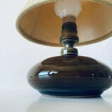 Vintage enameled ceramic lamp