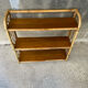 Vintage wall rattan shelf